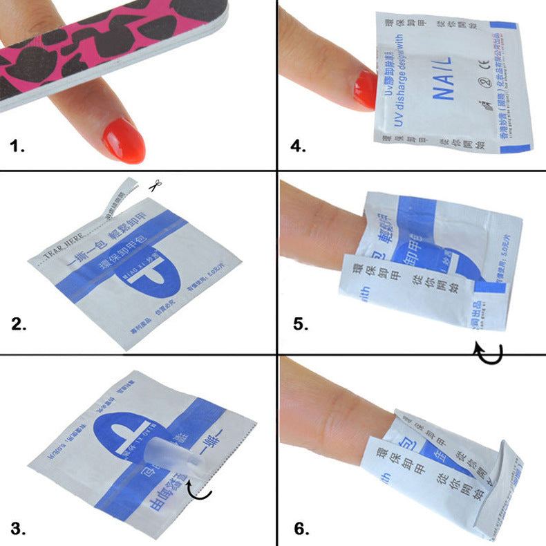 Eco-Friendly Nail Polish Remover Pads - Biodegradable & Convenient