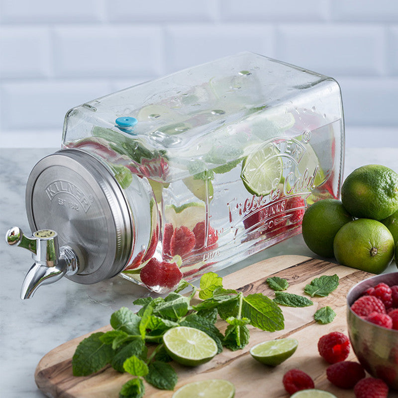 Eco-Friendly Glass Beverage Dispenser with Tap - Sustainable Drink Storage