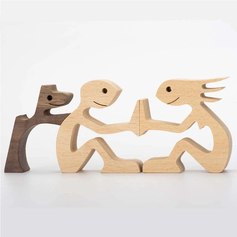 Eco-Friendly Wooden Animal Figurines - Sustainable Home Decor
