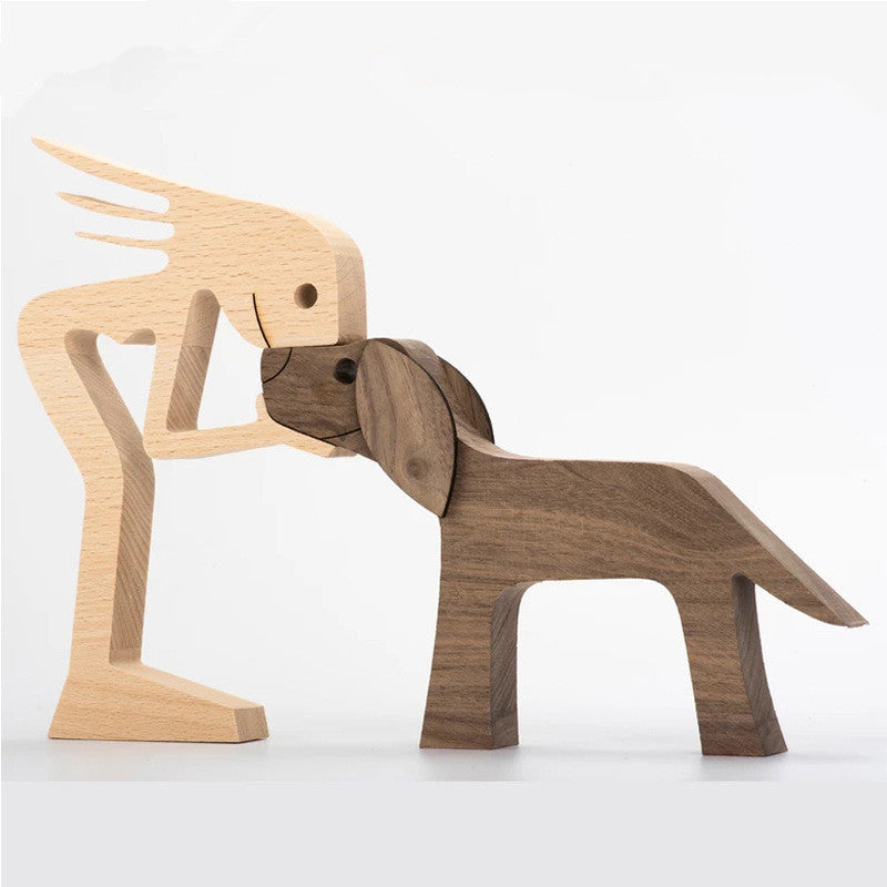 Eco-Friendly Wooden Animal Figurines - Sustainable Home Decor