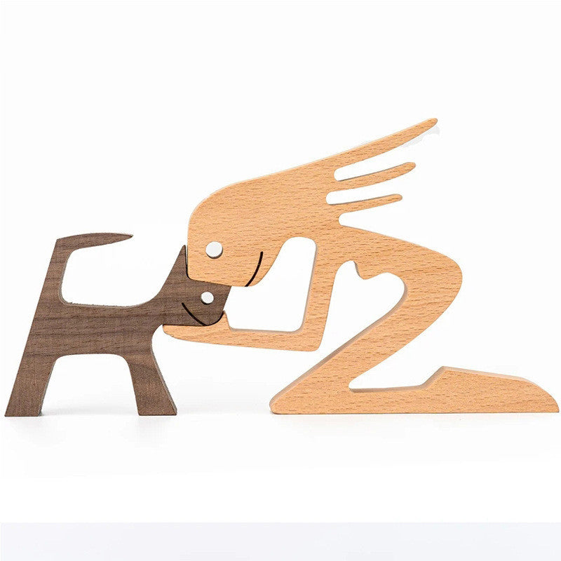Eco-Friendly Wooden Animal Figurines - Sustainable Home Decor