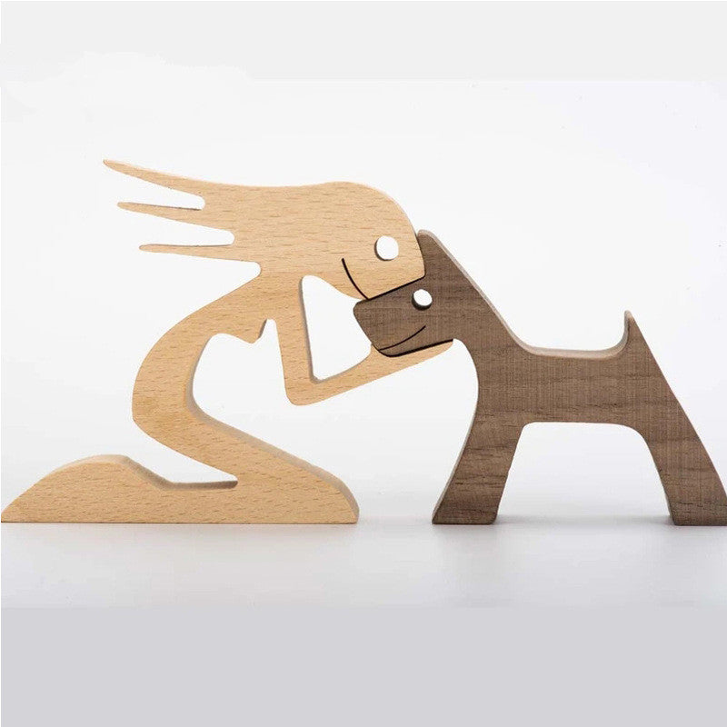 Eco-Friendly Wooden Animal Figurines - Sustainable Home Decor