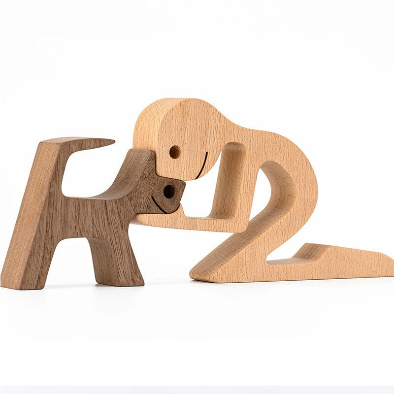 Eco-Friendly Wooden Animal Figurines - Sustainable Home Decor