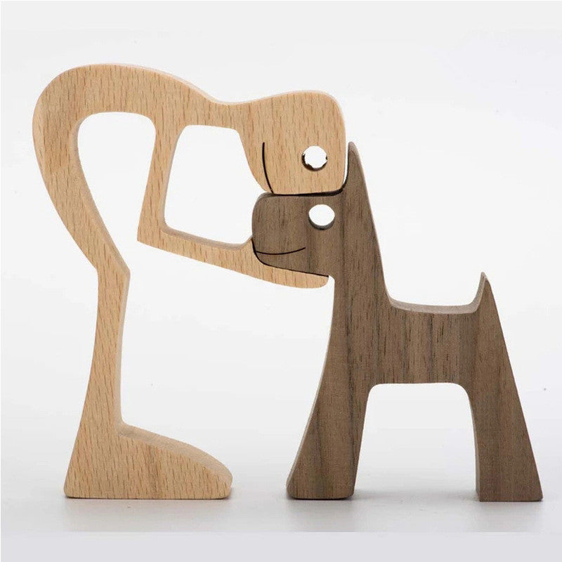 Eco-Friendly Wooden Animal Figurines - Sustainable Home Decor