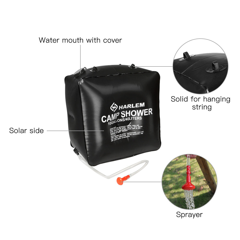 Portable Solar Camp Shower Bag - Eco-Friendly Outdoor Hygiene Solution
