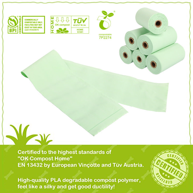 Eco-Friendly Biodegradable Dog Poop Bags with Dispenser