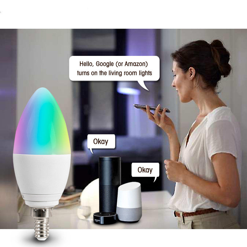 Multicolor Teardrop LED Light Bulb - Energy-Efficient, Customizable Lighting
