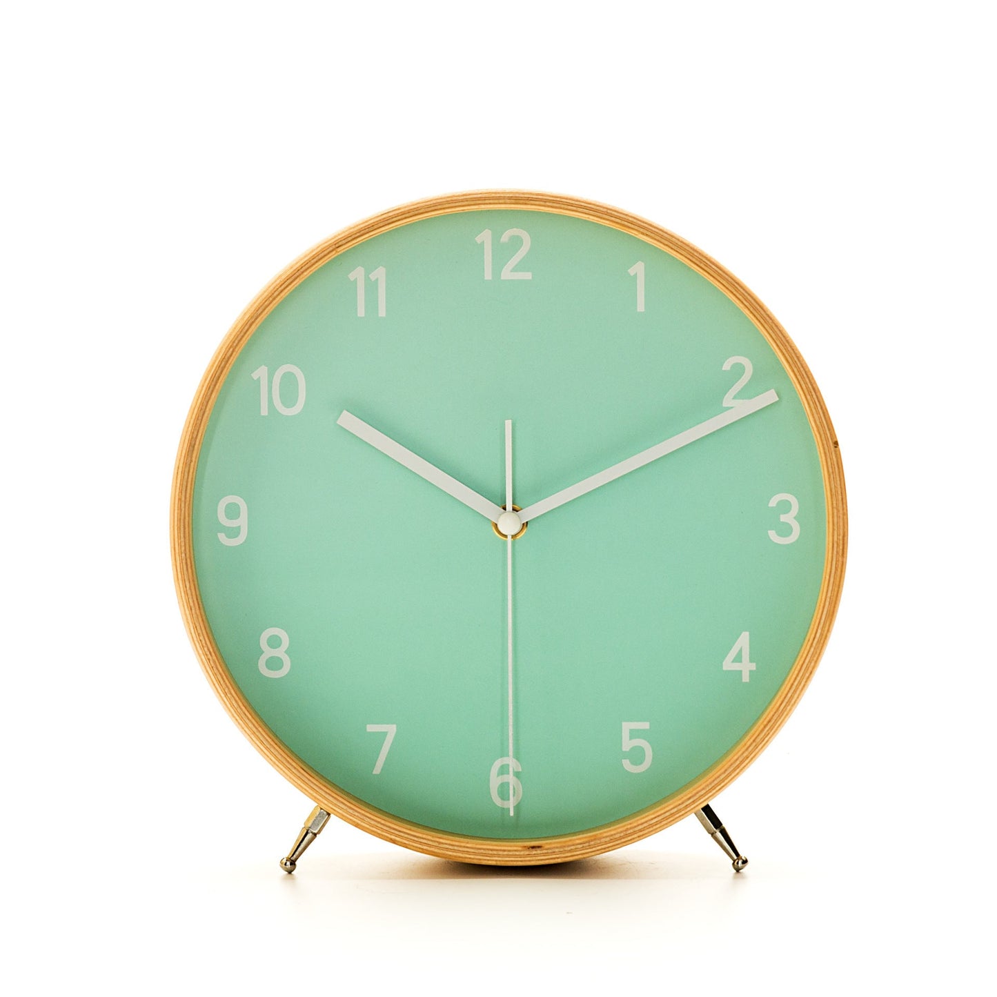 Eco-Friendly Round Wall Clock - Sustainable Wood Frame, Minimalist Design