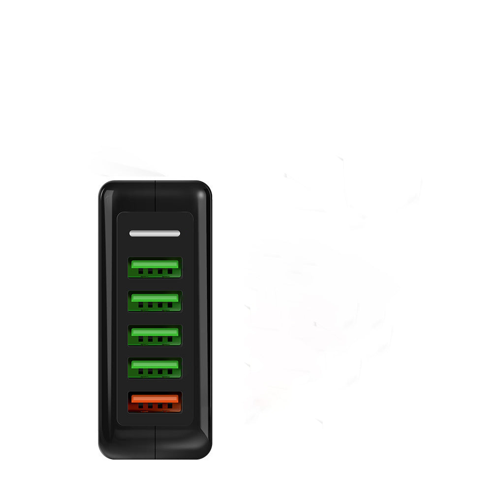 Energy-Efficient Multi-Port USB Wall Charger with LED Indicators
