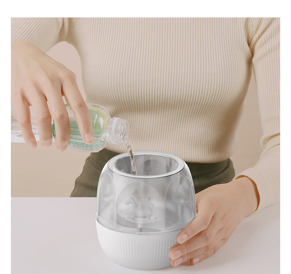 Eco-Friendly Aromatherapy Humidifier - Water-Saving, Portable, Dark Green