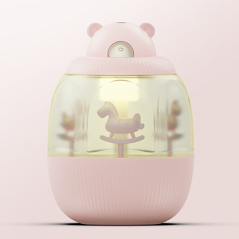 Eco-Friendly Aromatherapy Humidifier - Water-Saving, Portable, Dark Green