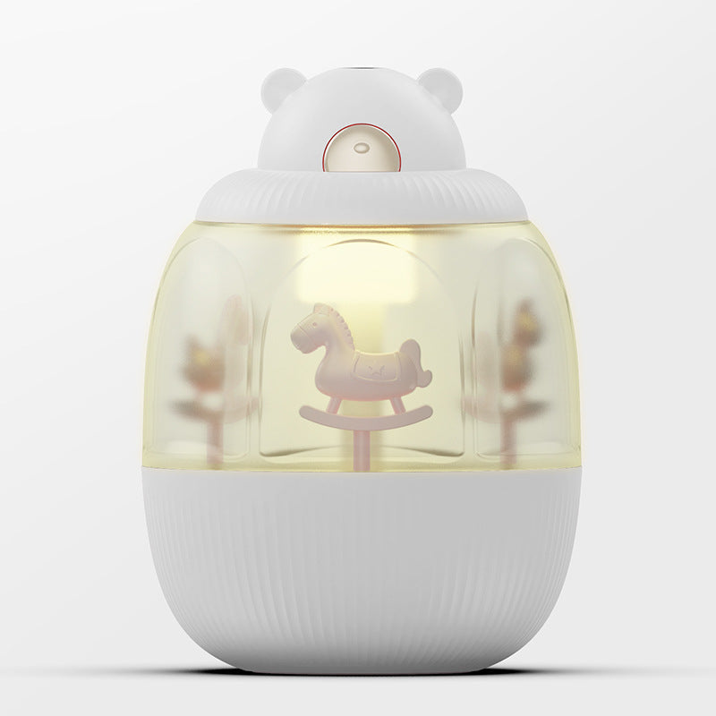 Eco-Friendly Aromatherapy Humidifier - Water-Saving, Portable, Dark Green