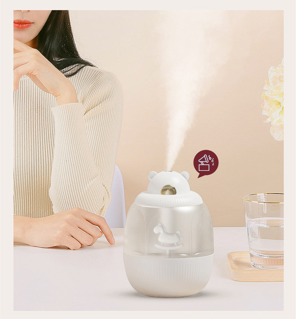 Eco-Friendly Aromatherapy Humidifier - Water-Saving, Portable, Dark Green