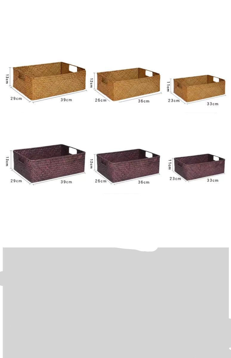 Eco-Friendly Natural Fiber Storage Baskets - Sustainable Home Organization