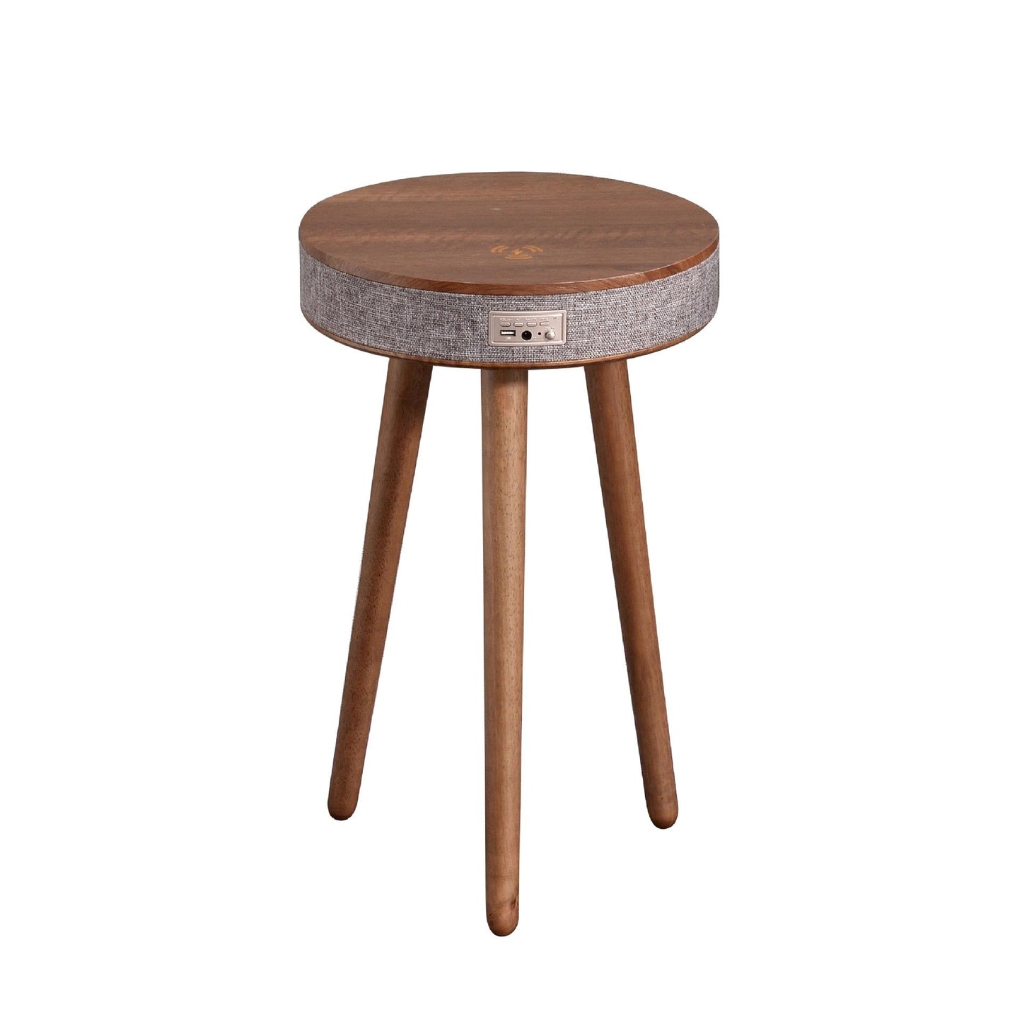 Eco-Friendly Side Table with Integrated Bluetooth Speaker