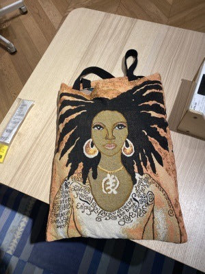 Eco-Friendly Green Tiger Leaf Tote Bag - Sustainable & Reusable