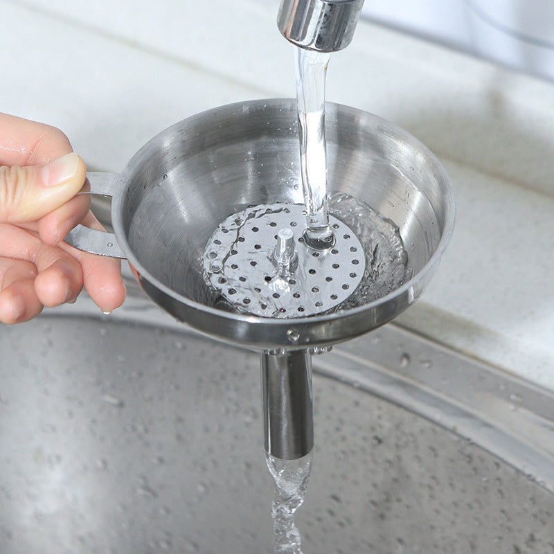 Stainless Steel Kitchen Funnel - Eco-Friendly, Durable, Reusable