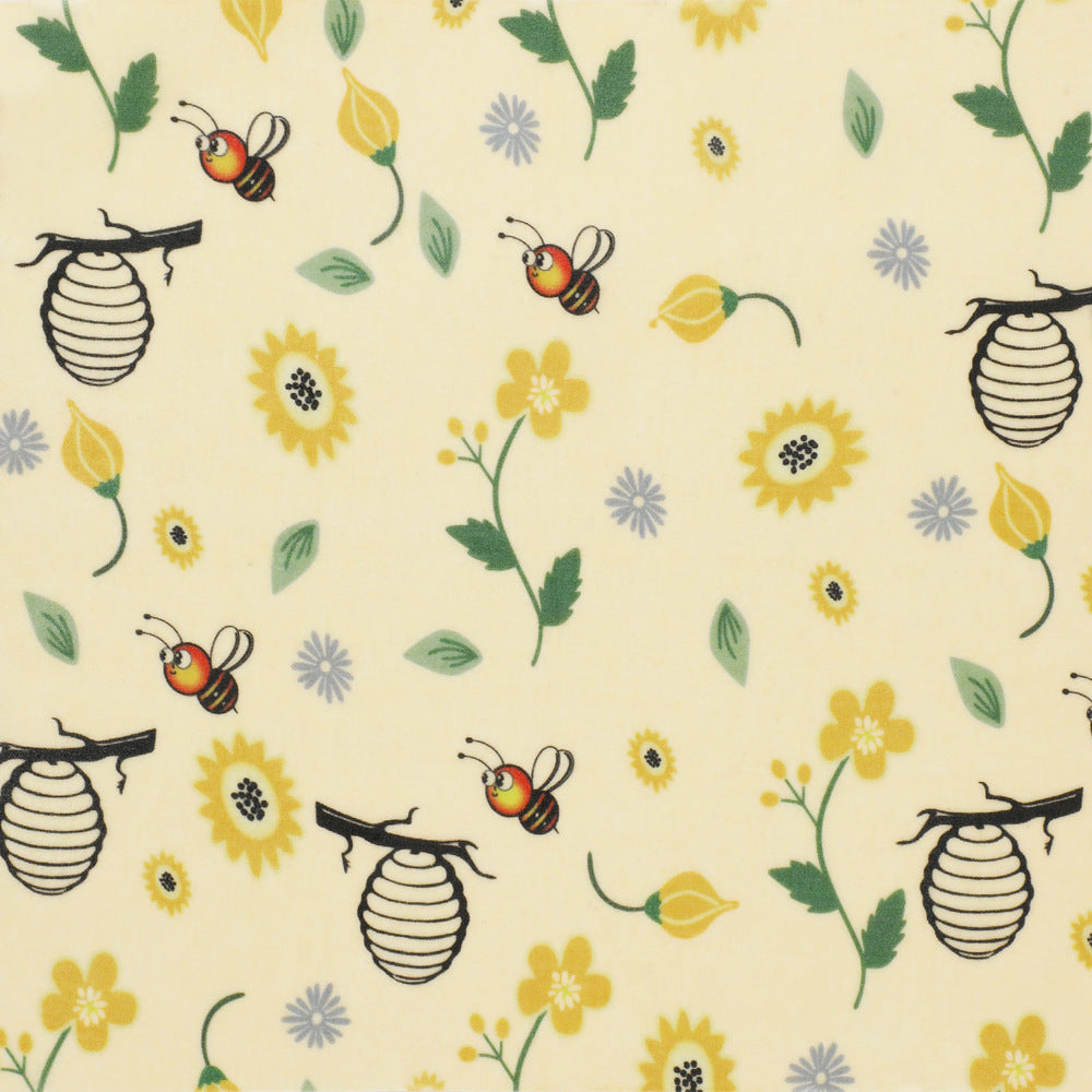 Eco-Friendly Banana Print Beeswax Food Wrap