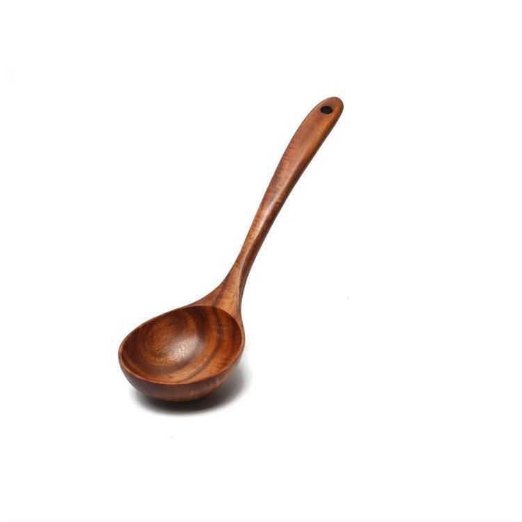 Eco-Friendly Wooden Kitchen Utensils Set - Sustainable Cooking Tools