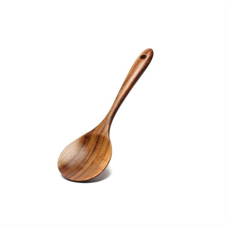 Eco-Friendly Wooden Kitchen Utensils Set - Sustainable Cooking Tools