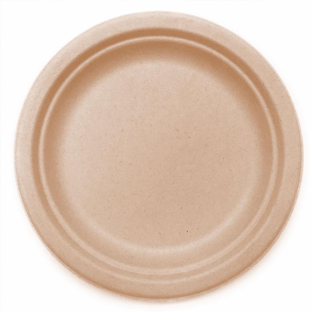 Eco-Friendly Biodegradable Round Plates - Sustainable Dining Solution