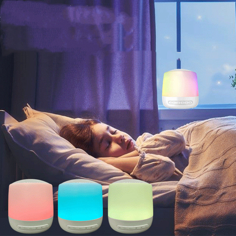 Portable Bluetooth Speaker with LED Light - Eco-Friendly & Multi-Functional