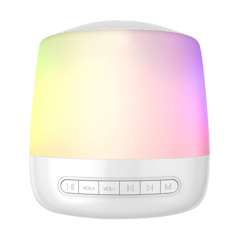 Portable Bluetooth Speaker with LED Light - Eco-Friendly & Multi-Functional