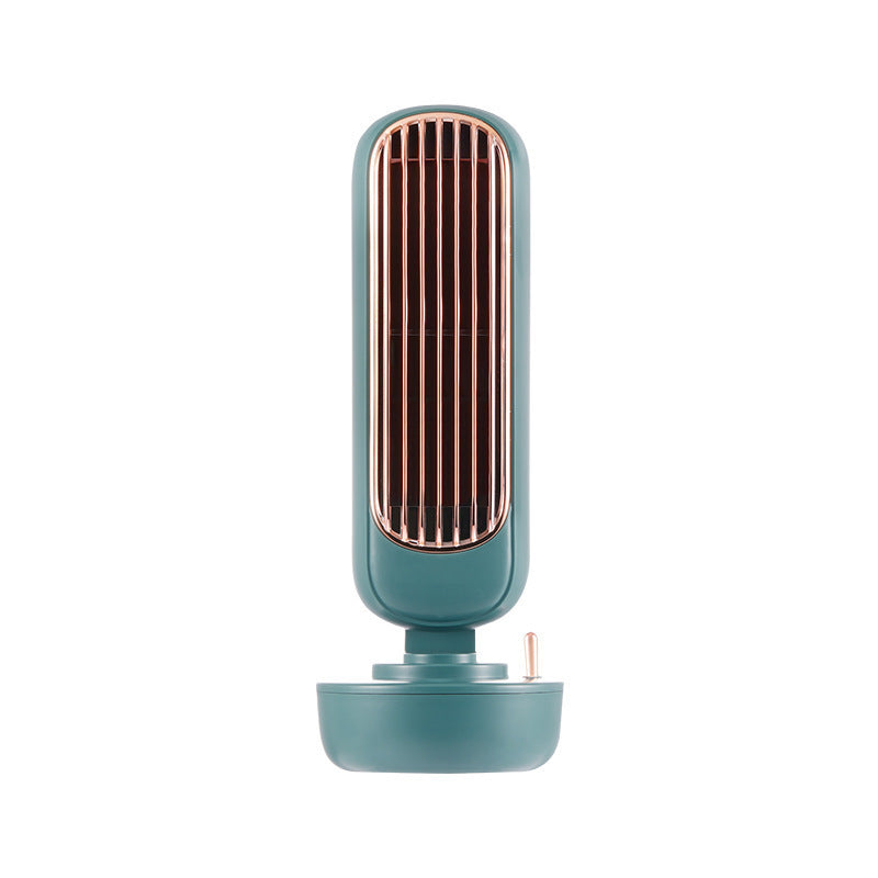 Compact Energy-Efficient Tabletop Fan - Green, White, Pink