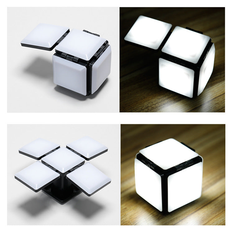Energy-Efficient Cube LED Night Light for Relaxation