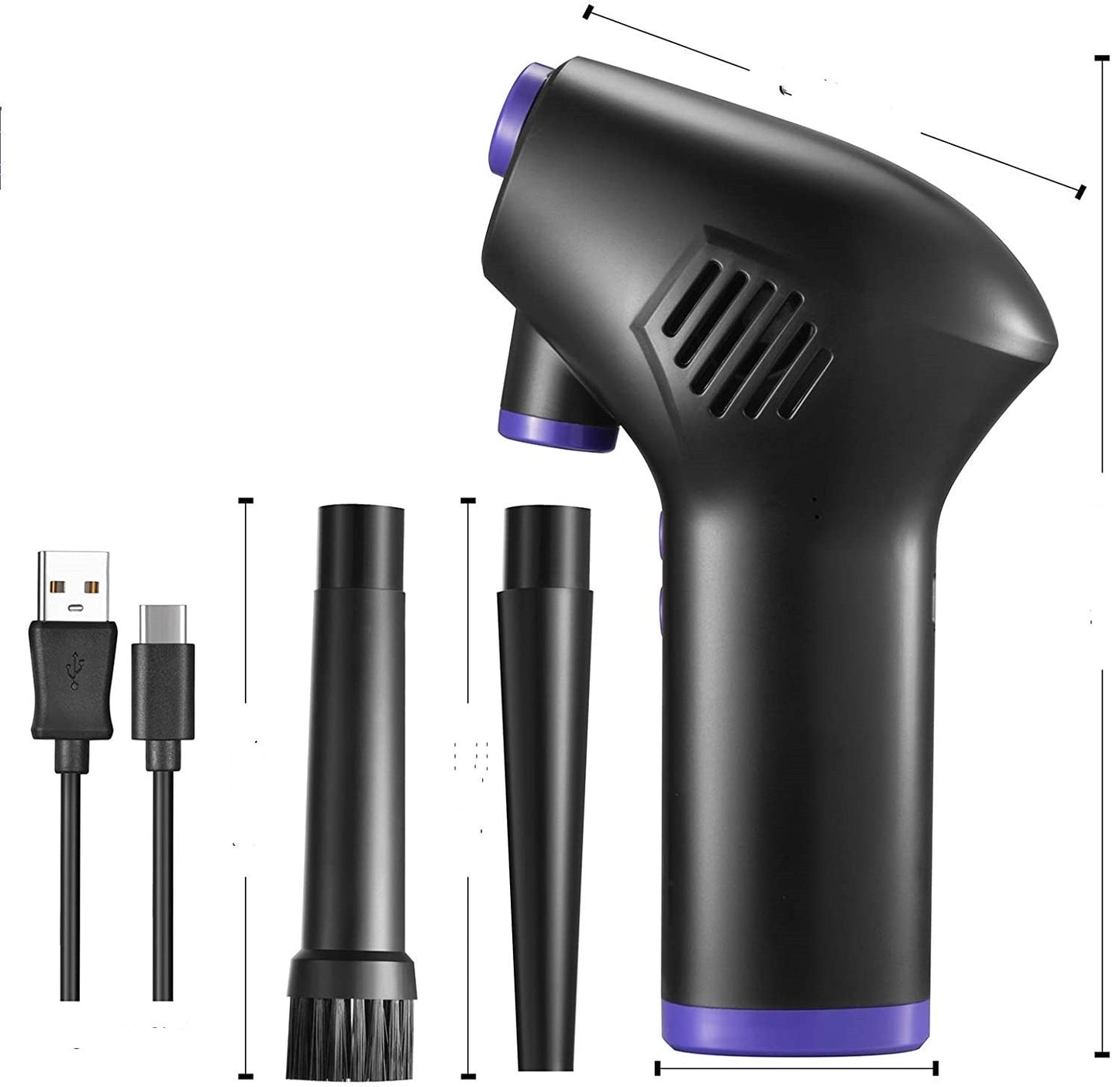 Eco-Friendly Electric Air Duster - Rechargeable & Reusable