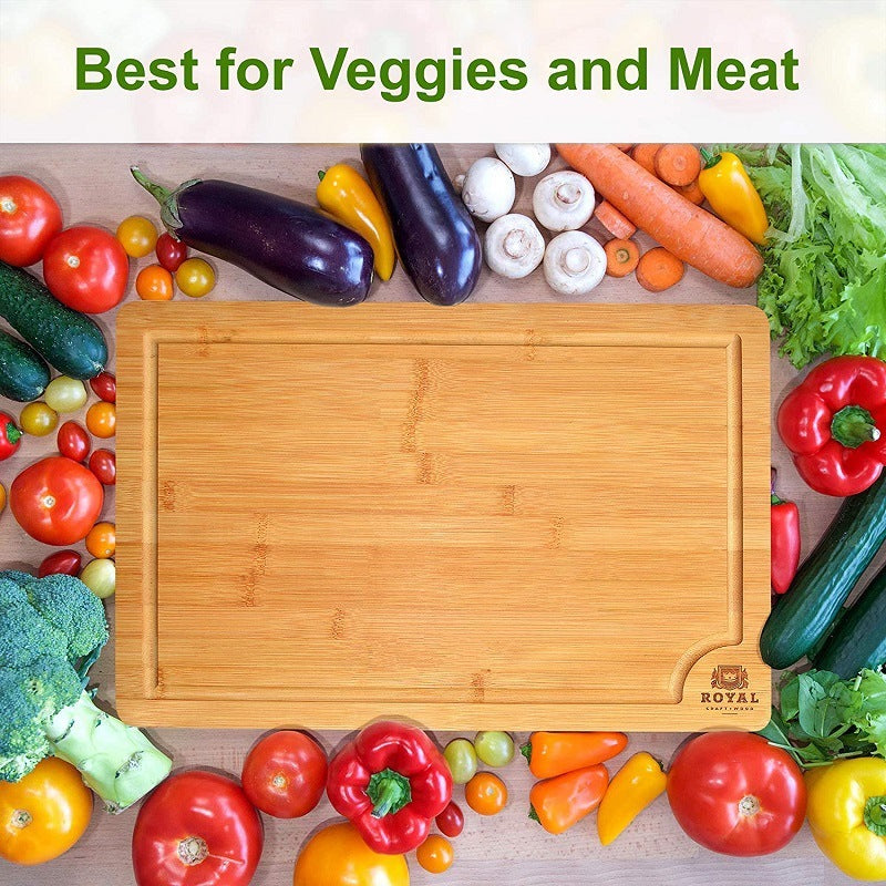Eco-Friendly Bamboo Cutting Board - Sustainable Kitchen Essential
