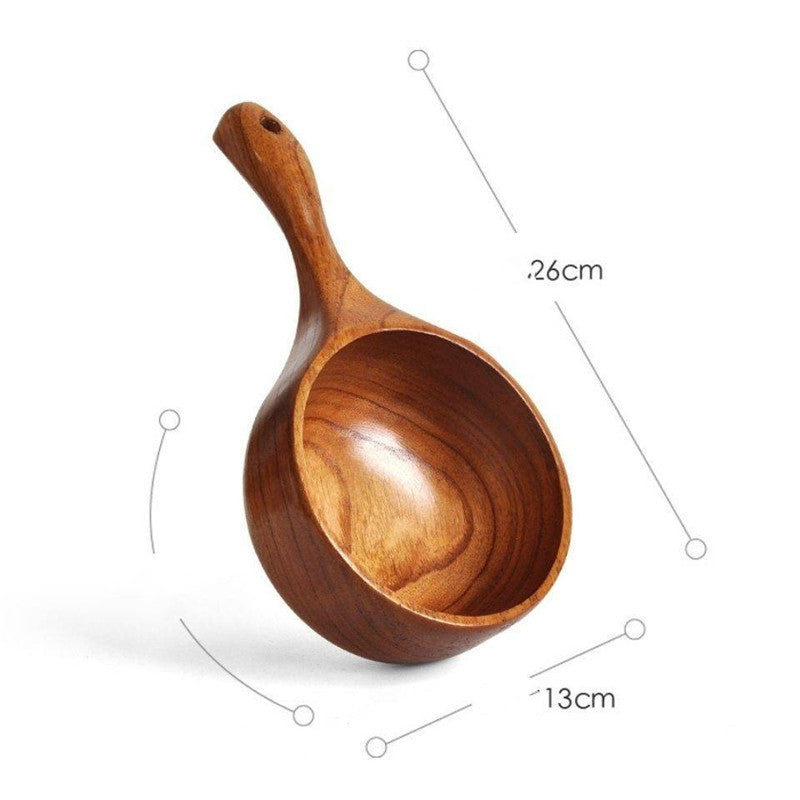 Natural Wooden Scoops for Kitchen & Bath - Eco-Friendly, Durable, Biodegradable
