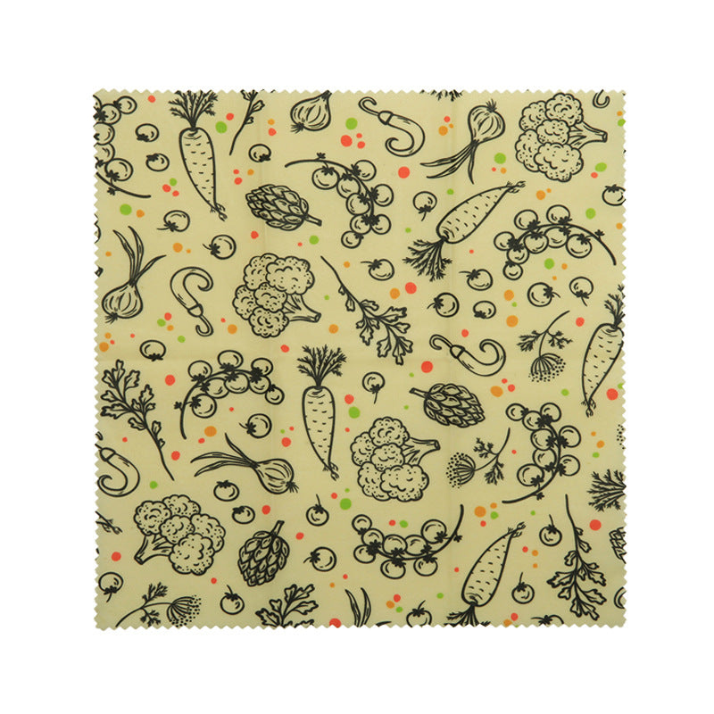 Eco-Friendly Reusable Cleaning Cloth - Green Leaf Pattern, 12x12 Microfiber