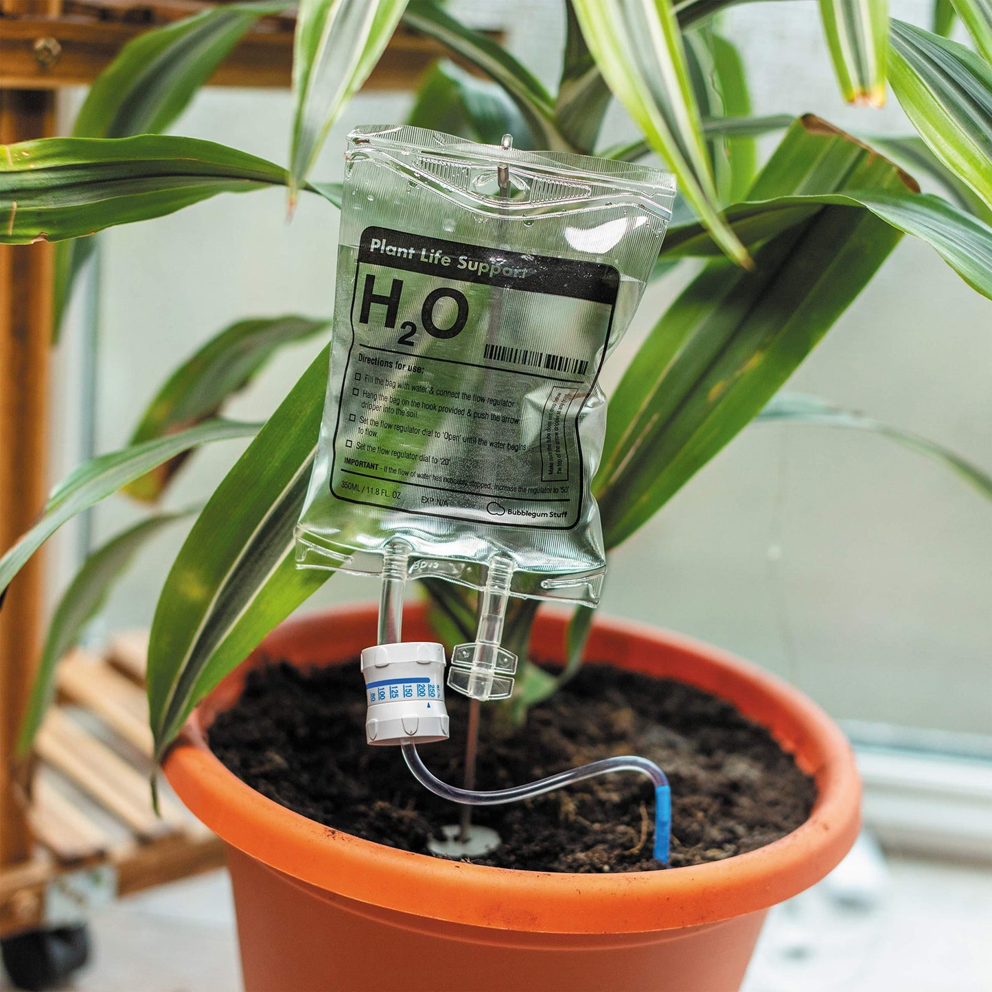 Automatic Plant Life Support Watering System - Eco-Friendly Indoor Plant Care
