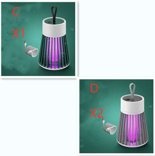 Eco-Friendly Electric Mosquito Trap - Green & Gray Options