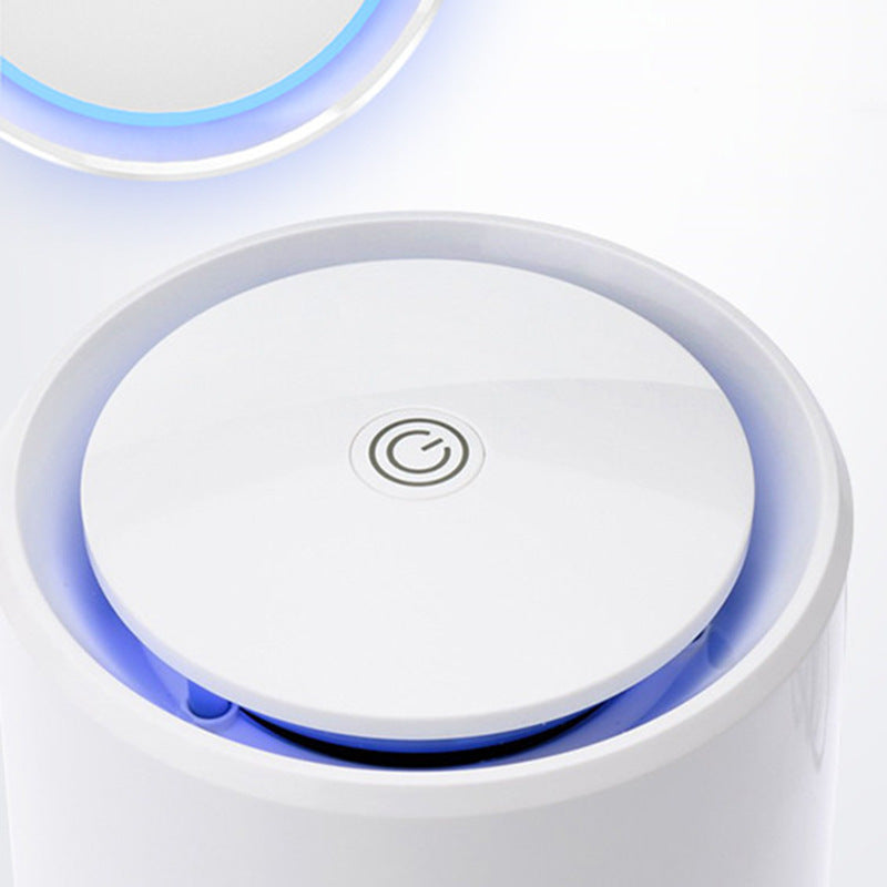 Eco-Friendly Cylindrical Air Purifier with Reusable Filters