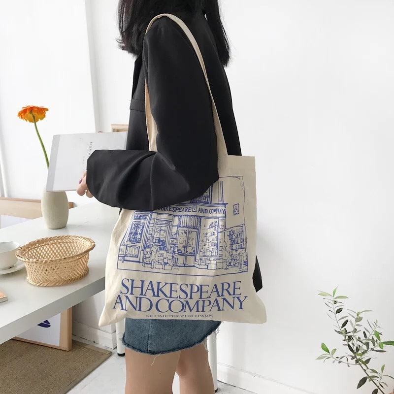Eco-Friendly Canvas Tote Bag - Sustainable, Reusable, Biodegradable