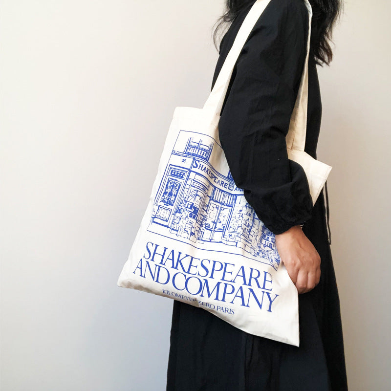 Eco-Friendly Canvas Tote Bag - Sustainable, Reusable, Biodegradable