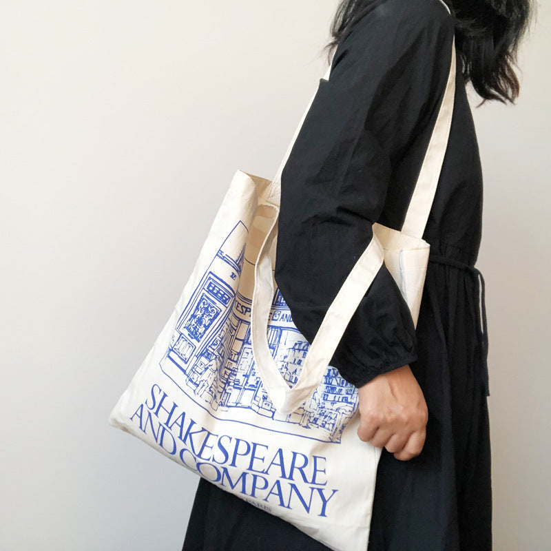 Eco-Friendly Canvas Tote Bag - Sustainable, Reusable, Biodegradable