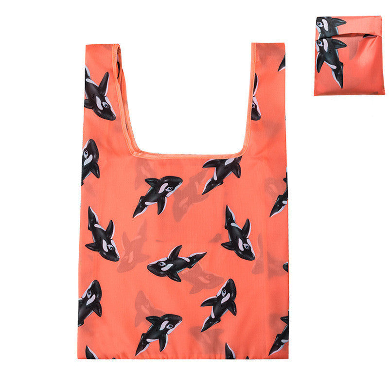 Eco-Friendly Reusable Shopping Bag with Rainbow Stripes