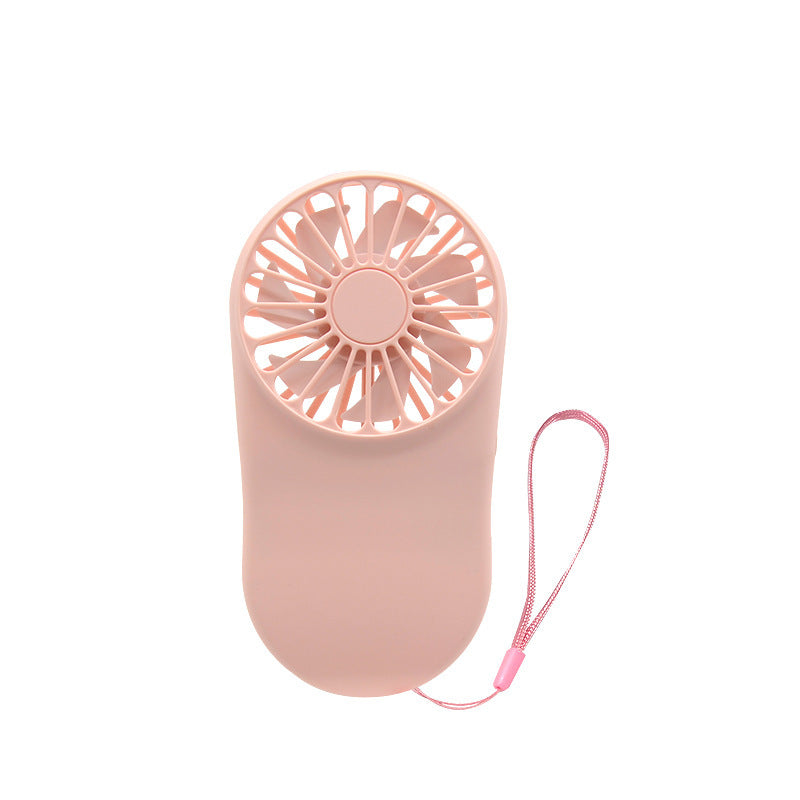Portable Green Rechargeable Fan and Power Bank