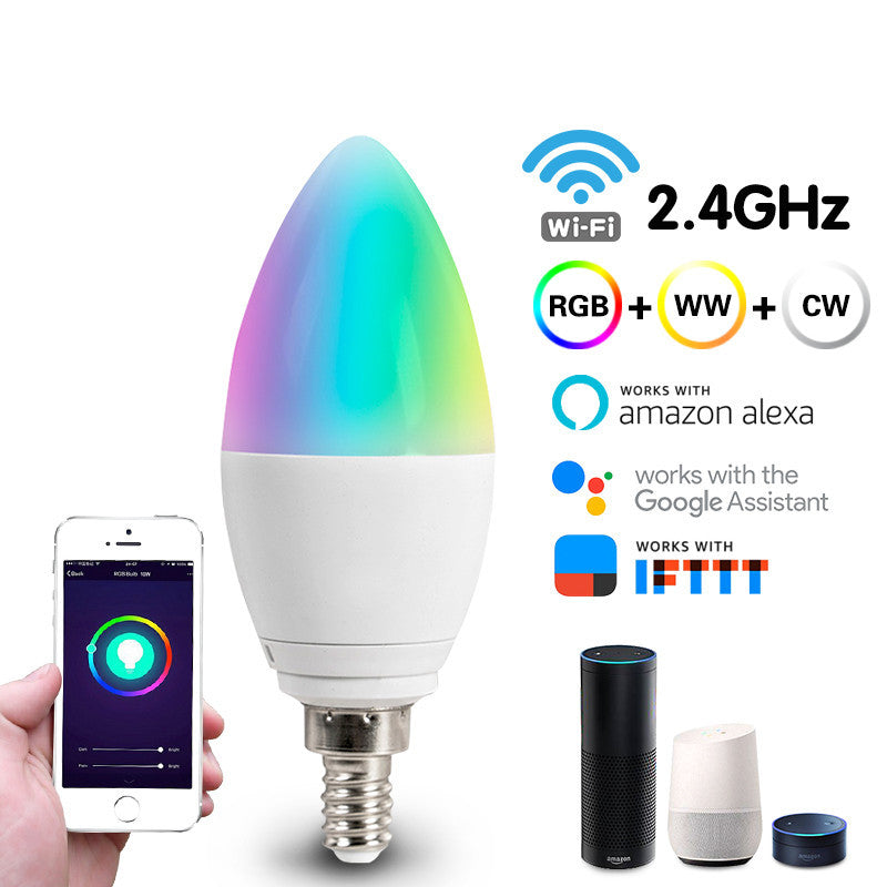 Multicolor Teardrop LED Light Bulb - Energy-Efficient, Customizable Lighting