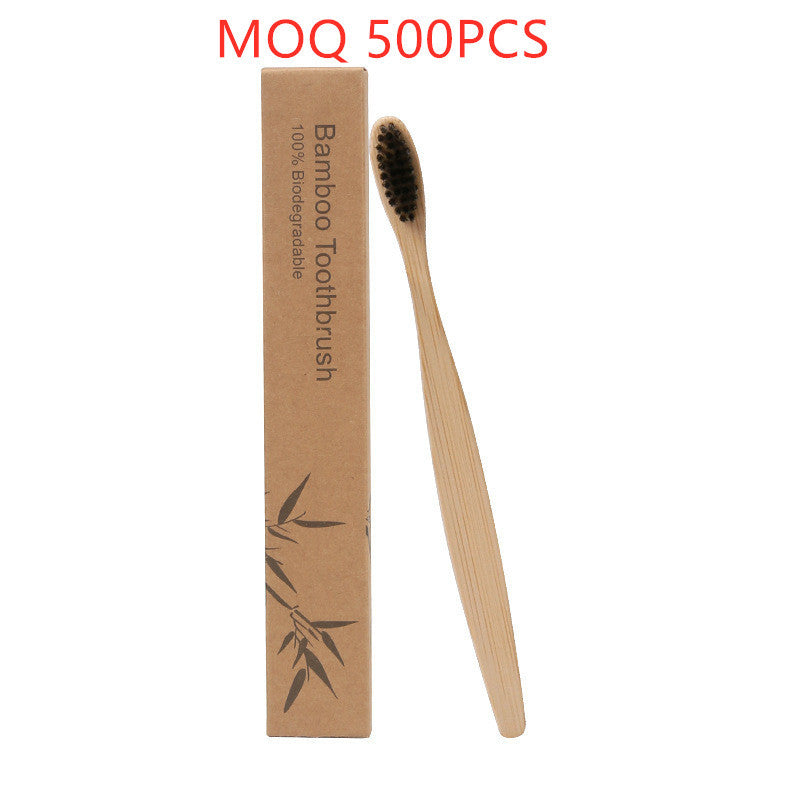 Eco-Friendly Bamboo Toothbrush with Biodegradable Handle and Plastic-Free Packaging
