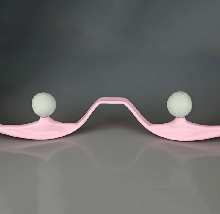 U-Shaped Neck and Shoulder Massager with Dual Handles and Roller Balls