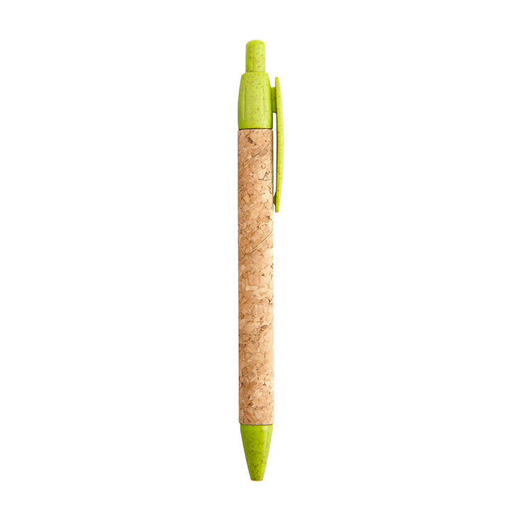 Eco-Friendly Pastel Cork Pens - Sustainable Stationery for Zero-Waste Living