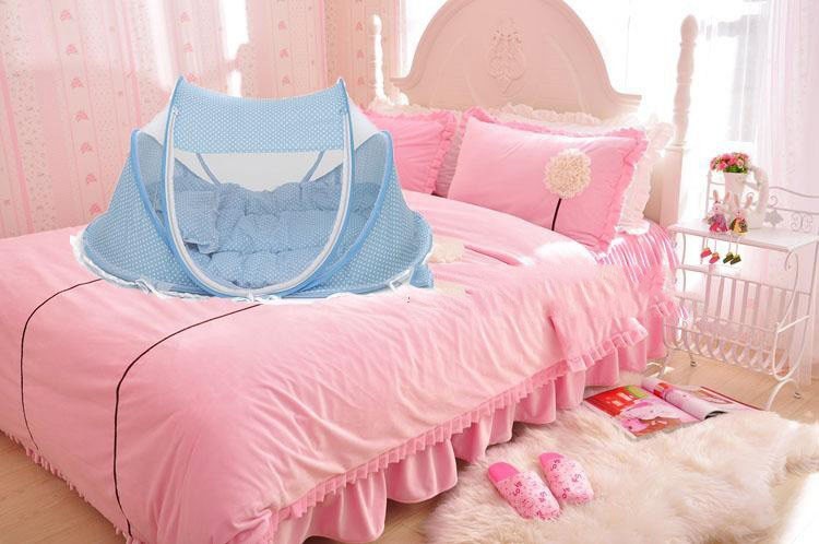 Portable Baby Mosquito Net Tent - Insect-Free Sleep for Infants