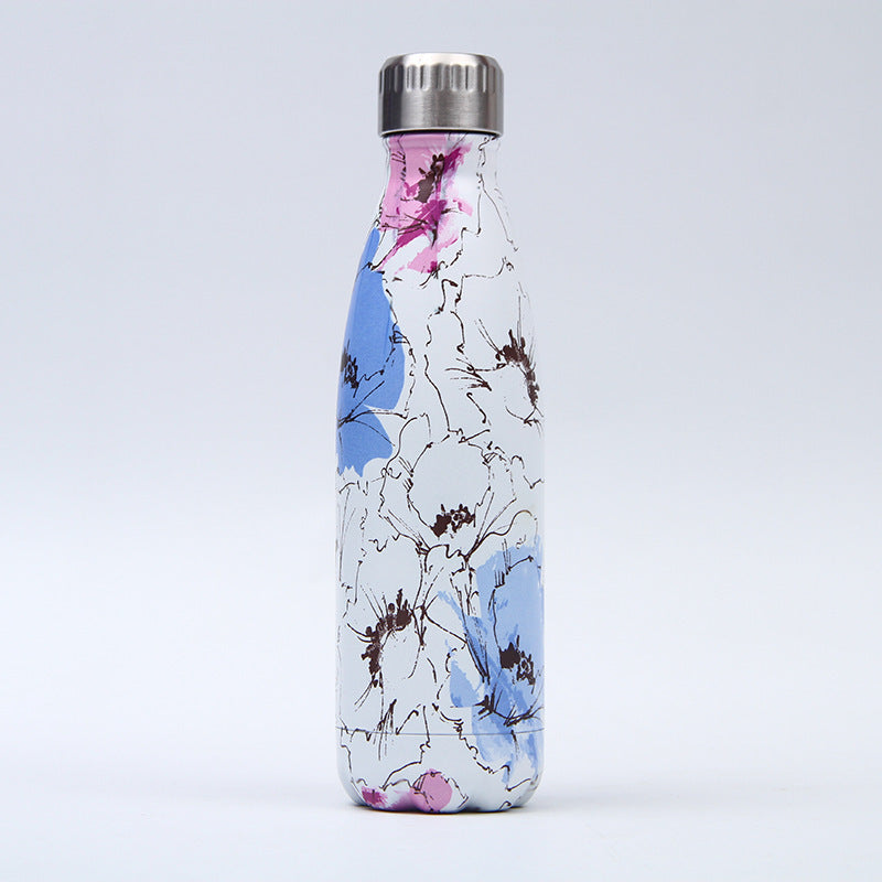 Insulated Stainless Steel Water Bottle - Eco-Friendly, Reusable, 500ml