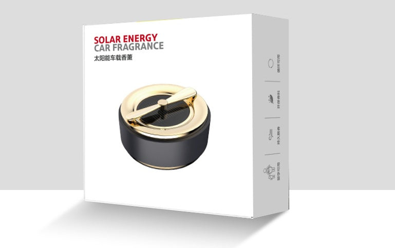 Solar-Powered Portable Air Purifier - Eco-Friendly, Energy-Efficient, Black & Silver