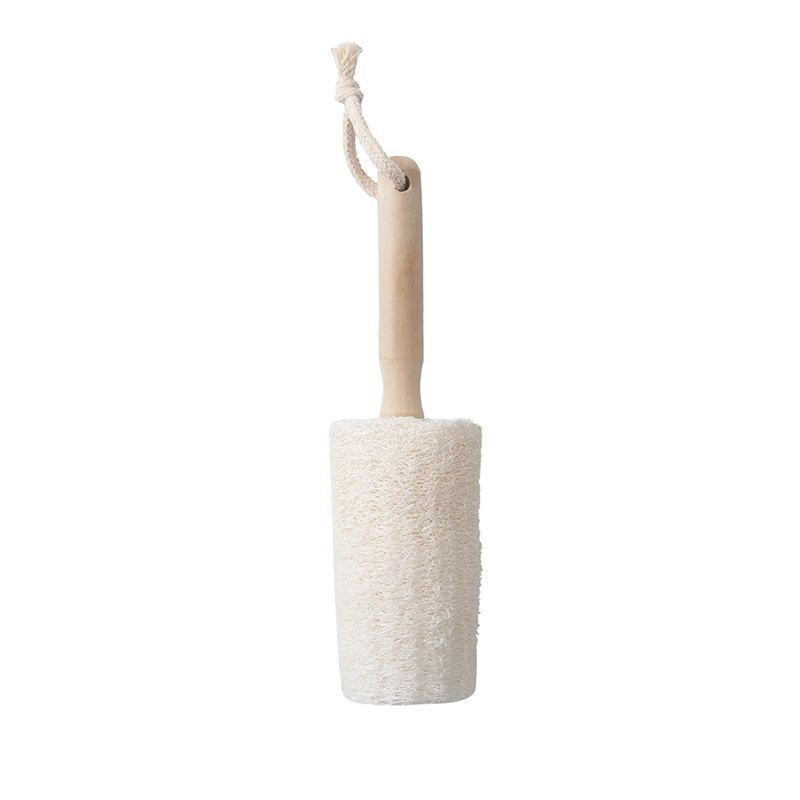 Eco-Friendly Loofah Toilet Brush - Sustainable Cleaning Tool