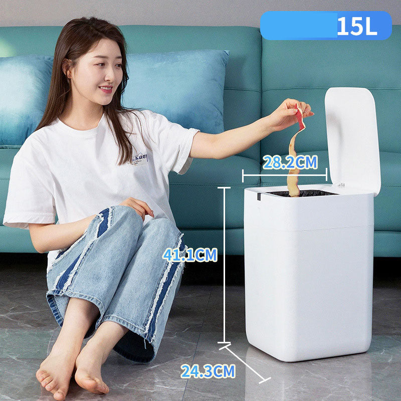 Smart Eco-Friendly Trash Can with Waste-Reducing Technology